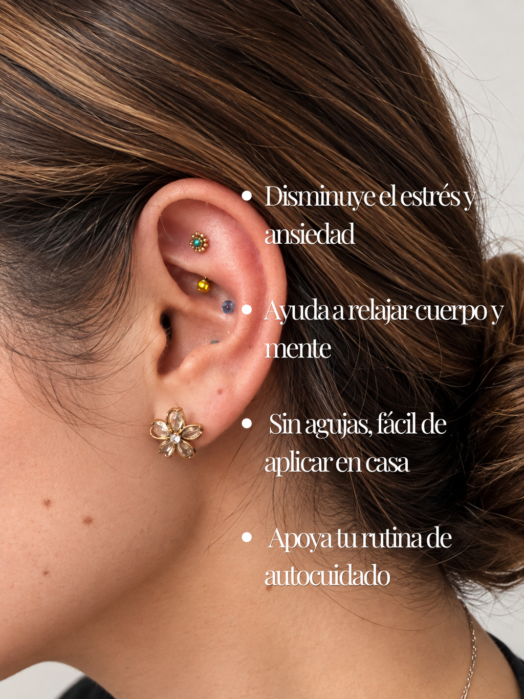 Kit Calma - beneficios de auriculoterapia